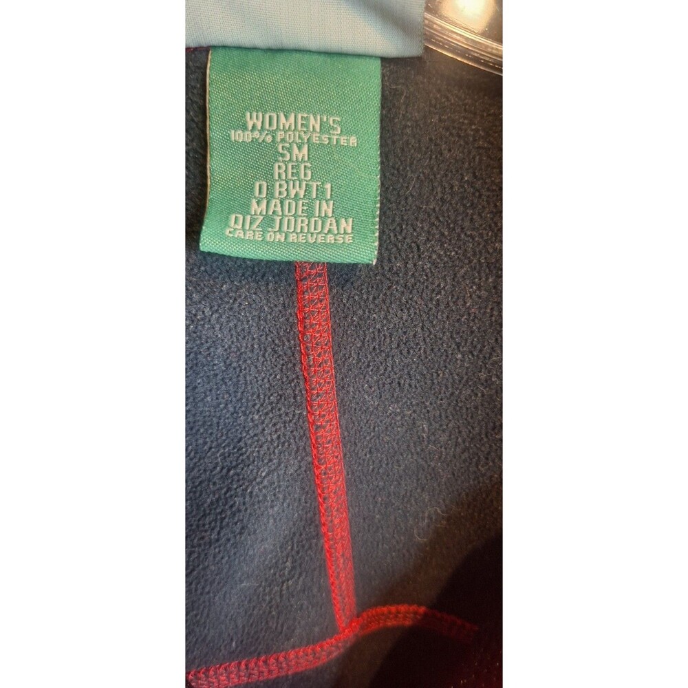 LL Bean Women S Jacket Soft Shell Red Black Trim Hooded Full Zip Outdoor Vintage - Picture 11 of 14